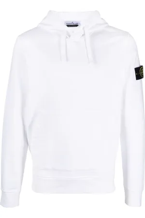 Stone Island Hættetrøje med kompasmotiv og snoretræk