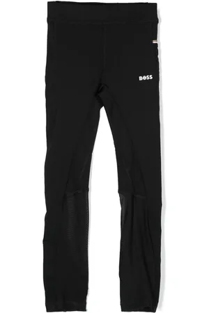 HUGO BOSS Leggings i stræk med logotryk