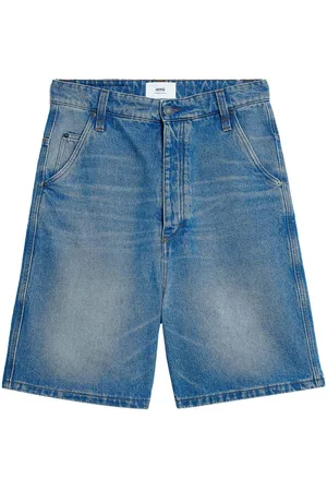 Ami Alex denimshorts med brede ben