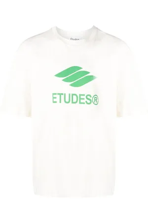 Etudes T-shirt med logotryk