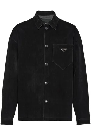 Prada Skjorte med trekantet logo
