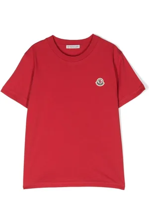 Moncler Kortærmet T-shirt med logomærke
