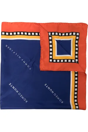 ROMEO HUNTE X Tommy Hilfiger bandana i silke med logotryk
