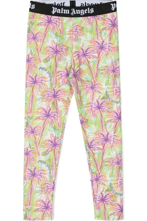 Palm Angels Leggings i strækbar jersey med svaj
