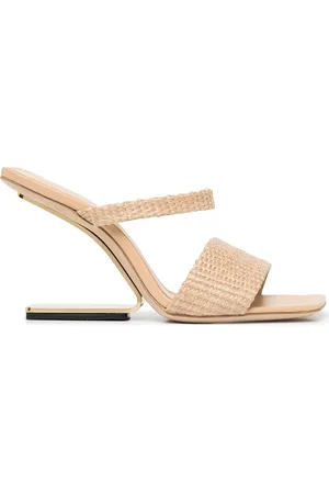Cult Gaia Rene 100mm sandaler med geometrisk hæl