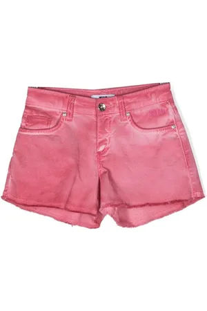 Msgm Denimshorts med slitageeffekt