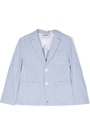 Aspesi Enkeltradet blazer med striber