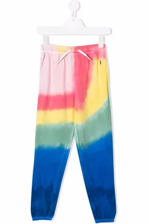 Ralph Lauren Joggingbukser med logo og batiktryk
