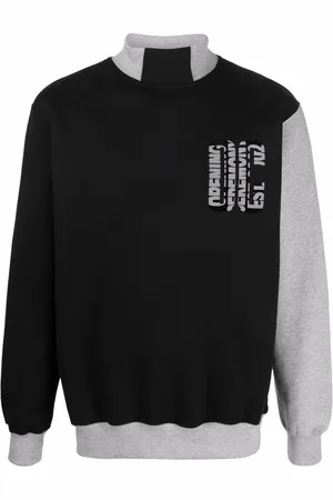 Opening Ceremony Sweatshirt med colourblocking og logotryk