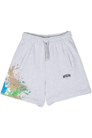 Msgm Shorts i bomuld med grafisk tryk