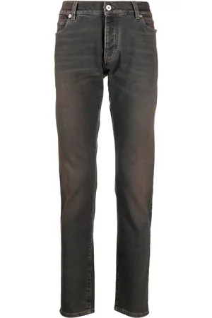 Balmain Jeans med smal pasform og slitageeffekt