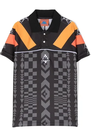 MARCELO BURLON X Kappa polo med grafisk tryk