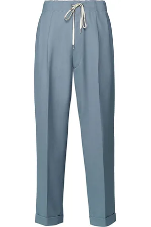 Maison Margiela Plisserede bukser i twill
