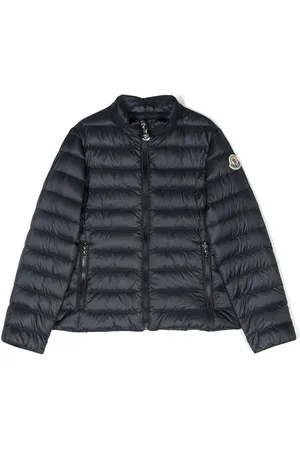 Moncler Dynejakke med lynlås og logomærke