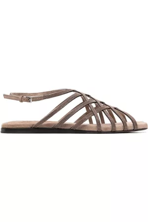 Indrømme vejviser Hotellet Gladiator sandaler for kvinder i brun farve | FASHIOLA.dk