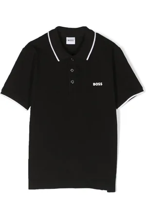 HUGO BOSS Polo med præget logo