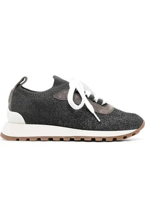 Brunello Cucinelli Low-top sneakers i strømpe-stil