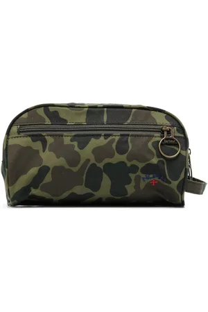 Barbour X Noah camouflage wash bag