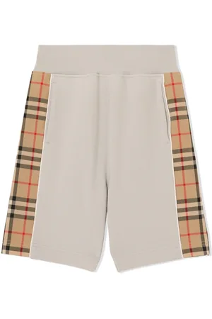 Burberry Shorts med vintage ternet panel