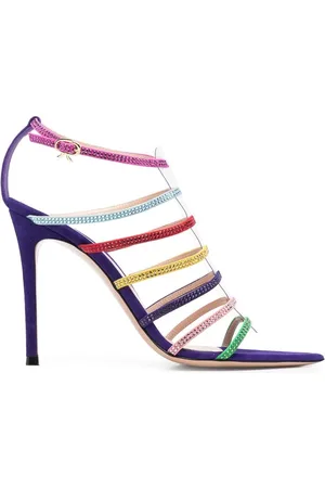 Gianvito Rossi 105mm sandaler med krystaludsmykning