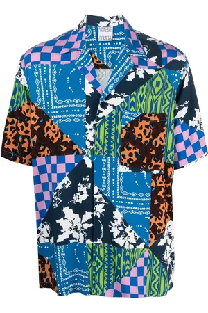 MARCELO BURLON Skjorte med et miks af tryk