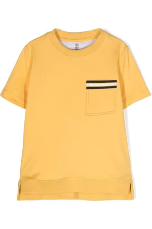 Brunello Cucinelli Kortærmet T-shirt med rund hals