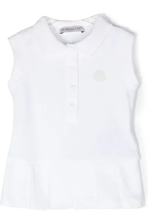 Moncler ærmeløs polo-skjortekjole