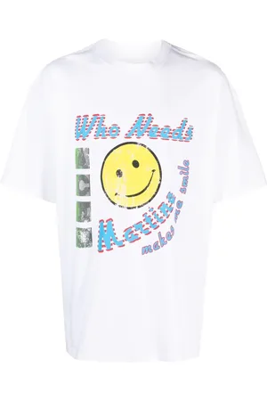 MARTINE ROSE T-shirt med slogantryk