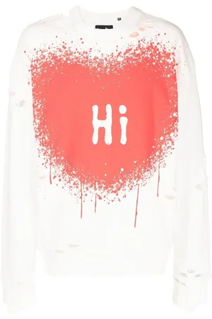 HACULLA Hi Bye sweatshirt med udskæringsdetaljer
