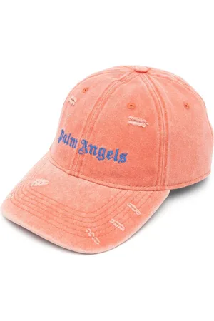 Palm Angels Kasket med slitageeffekt og broderet logo