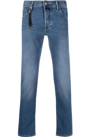 Incotex Jeans med smal pasform og logomærke