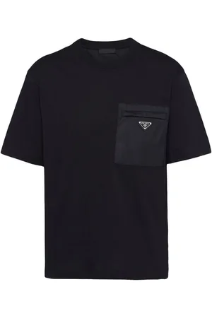 Prada Re-Nylon T-shirt med paneler