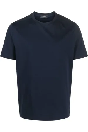 HERNO Kortærmet T-shirt med rund hals