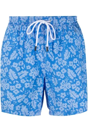 BARBA Badeshorts med blomstertryk
