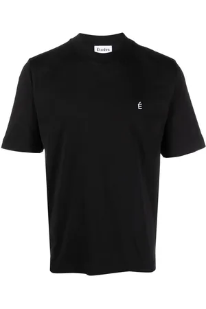 Etudes T-shirt med logobroderi