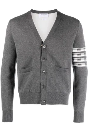 Thom Browne Hector 4-Bar cardigan med V-hals