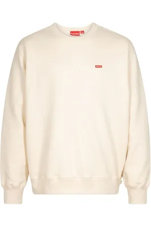 Supreme Sweatshirt med boks-logo og rund hals