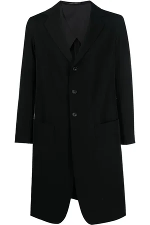 YOHJI YAMAMOTO Enkeltradet frakke med hakrevers fra 2010