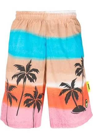 BARROW Bermuda-shorts med palmetryk