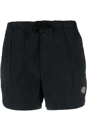 Stone Island Badeshorts med logomærke