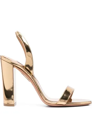 Aquazzura Sandaler med åben tå og blokhæl