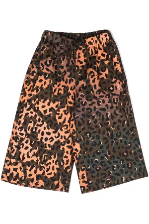 MARCELO BURLON Bukser med gepardtryk