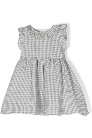 Il gufo Gingham-ternet kjole