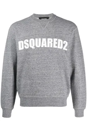 Dsquared2 Sweatshirt med krystaludsmykning og logotryk