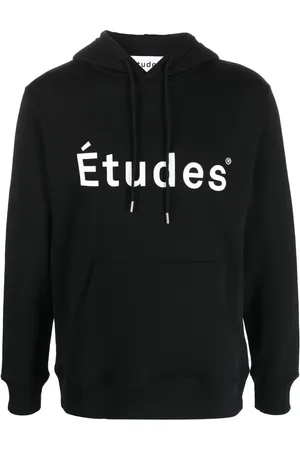 Etudes Hættetrøje med logotryk