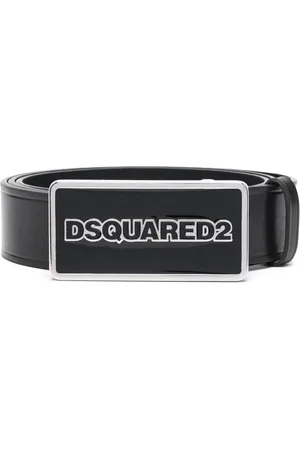 Dsquared2 Læderbælte med logospænde