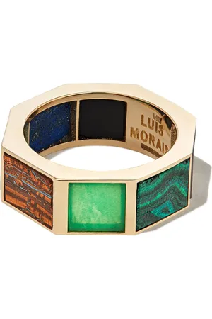 LUIS MORAIS Eternity ring i 14 karat guld med sten