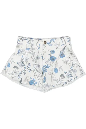 MISS BLUMARINE Shorts med blomstertryk