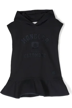 Moncler Kjole med flæsekant og hætte