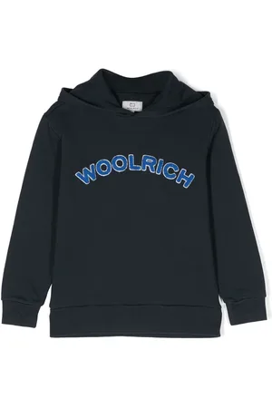 Woolrich Hættetrøje i frotté med varsity-logo